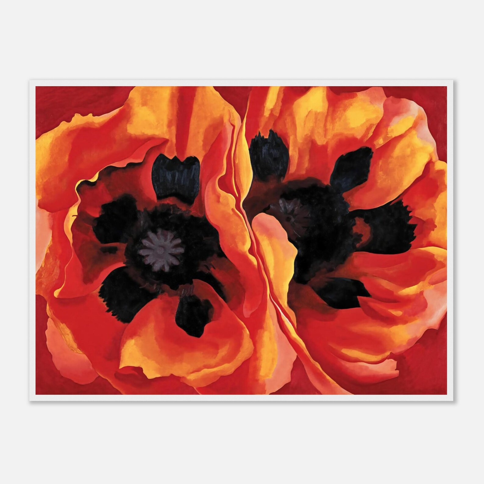 Georgia O'keeffe Oriental Poppies Art Print: Modern Floral Wall Decor ...