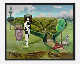 Leonora Carrington Oil Painting on Canvas - Etsy UK