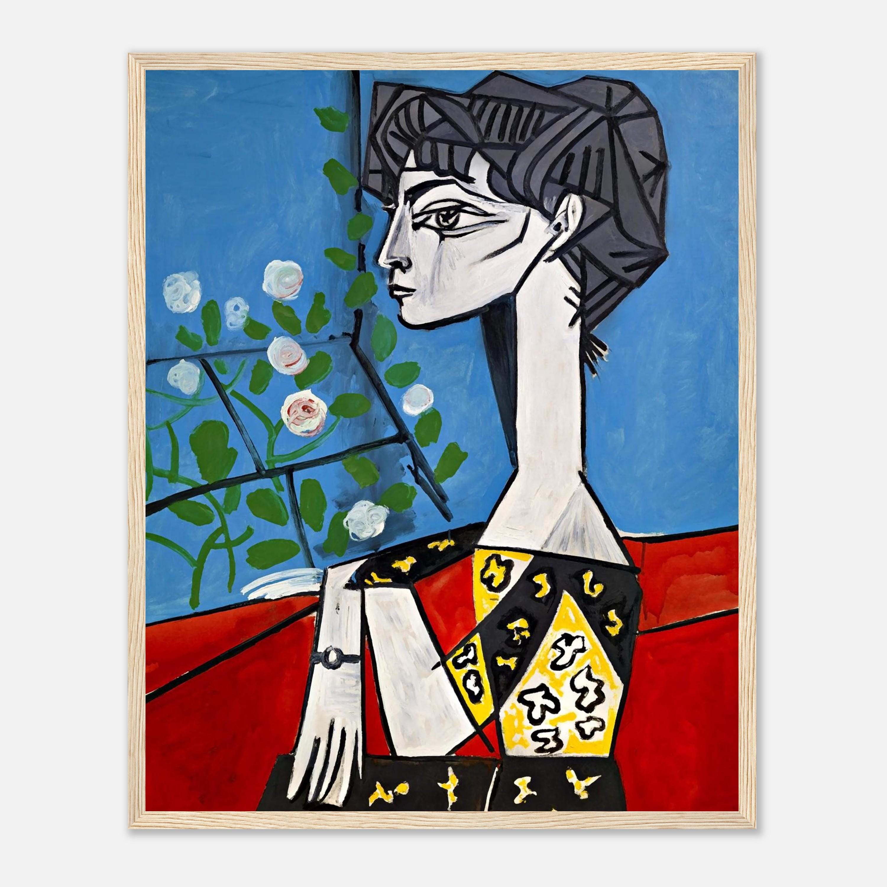 パブロ ピカソ 座るジャクリーヌの肖像 絵画 アート 切手・趣味の通信