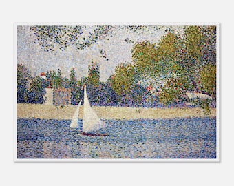 Georges Seurat The Seine at La Grande Jatte - Pointillist Masterpiece Print