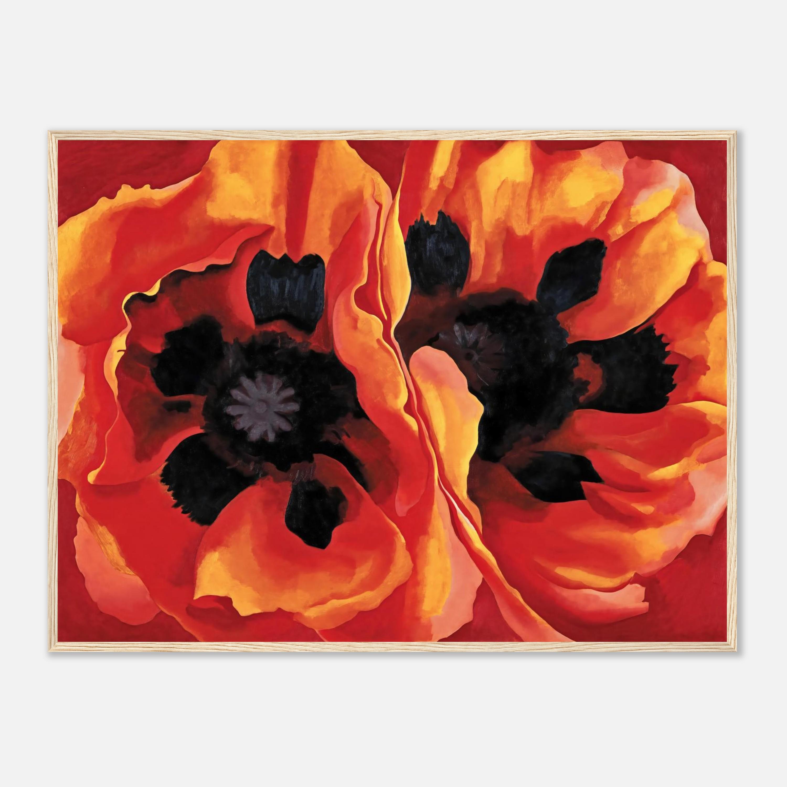Georgia O'keeffe Oriental Poppies Art Print: Modern Floral Wall Decor ...