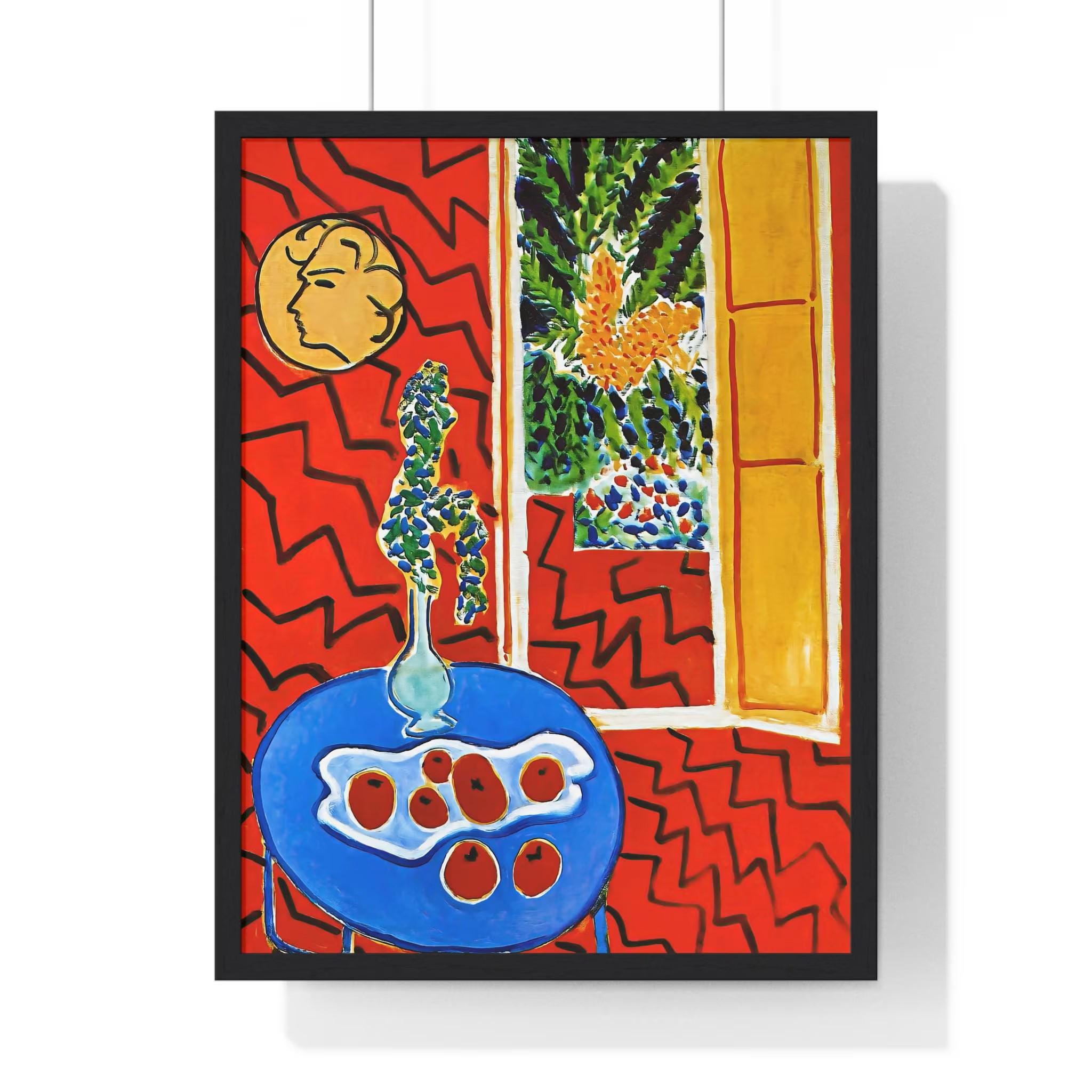 Henri Matisse, Red Interior Still Life, Modern Art Print, Instant