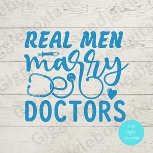 Dokter svg png/echte mannen trouwen artsen afdrukbestand/digitale download/cricut-bestand/dokter svg voor je eigen knutselprojecten/kaart maken svg.