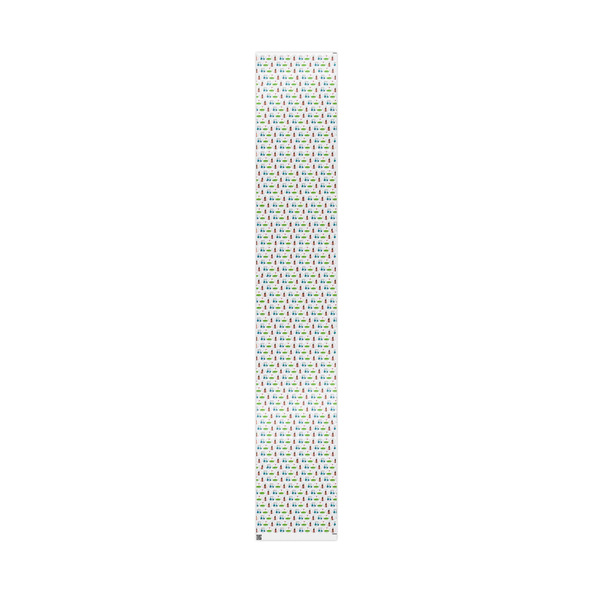 Golf Enthusiast Wrapping Paper, 3-sizes, Golf Lover Gift Wrap, Golf ...
