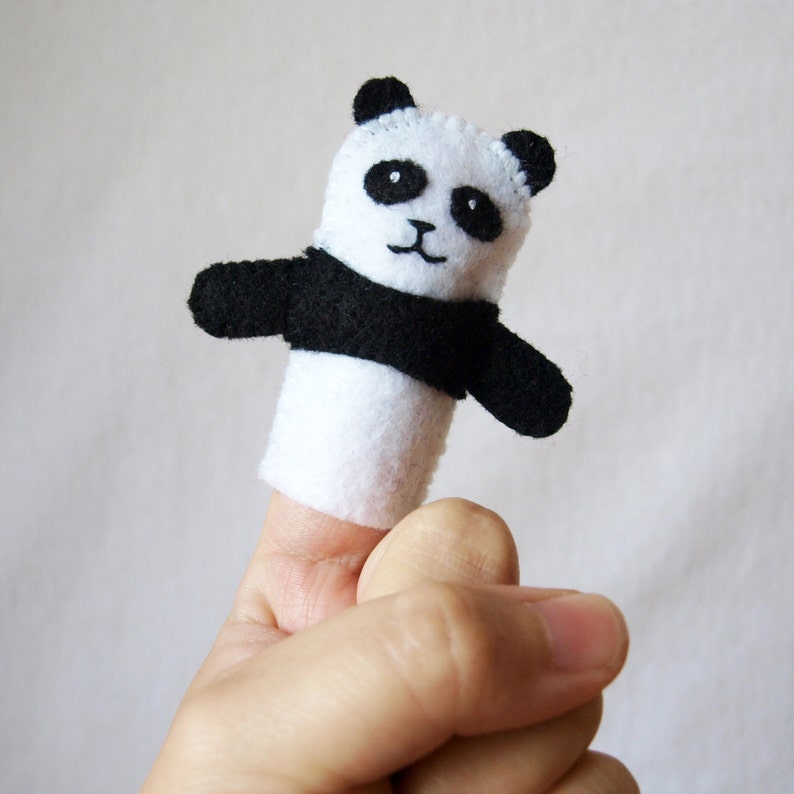 storytime puppet Felt finger puppet animal puppet panda Toys Puppets
