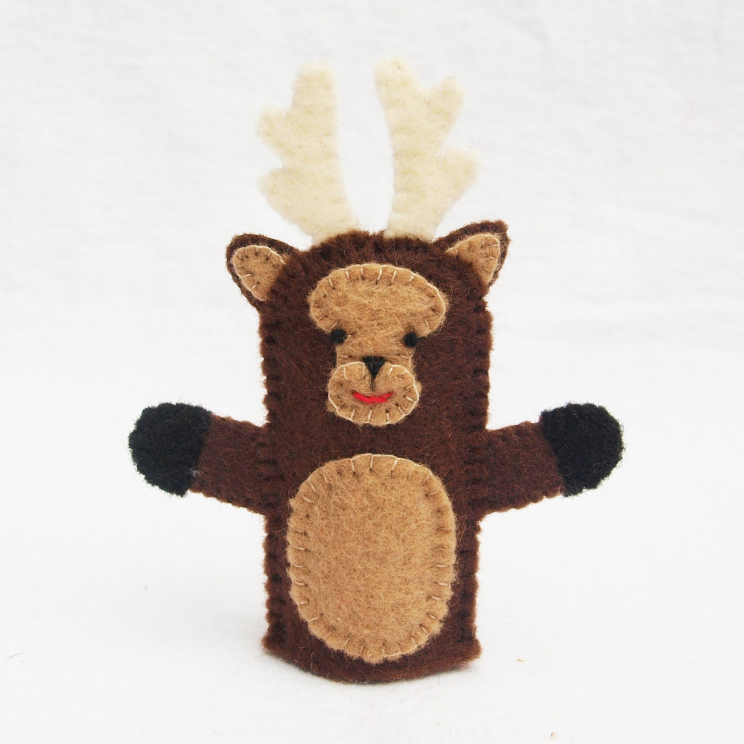 Deer felt finger puppet animal puppet storytime puppet Etsy