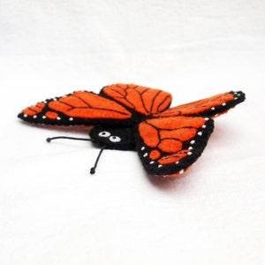 Pattern, felt finger puppet pattern, butterfly finger puppet pattern, monarch butterfly finger puppet pattern image 2