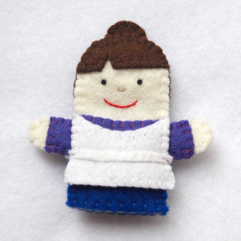 PDF Pattern Finger Family Felt Puppets Pattern Brother pattern Sister pattern Daddy pattern Baby pattern Pattern Mommy pattern