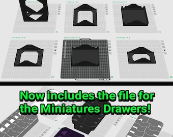 Dice Throne STL File - Character Tray Storage Boxes - for 3D Printers