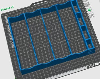 3mf Datei Carcassonne Brettspiel Insert/Organizer für 3d Drucker