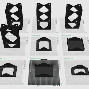 Dice Throne STL File - Character Tray Storage Boxes - for 3D Printers