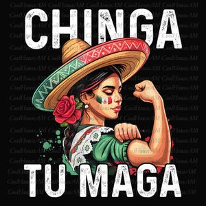 Chinga Tu MAGA PNG, Patriotic Protest Shirt Png, Anti-Trump Png Shirt, No-Trump Shirt 2025 Shirt,  Funny Liberal Gift,  Anti Trump Gift Png