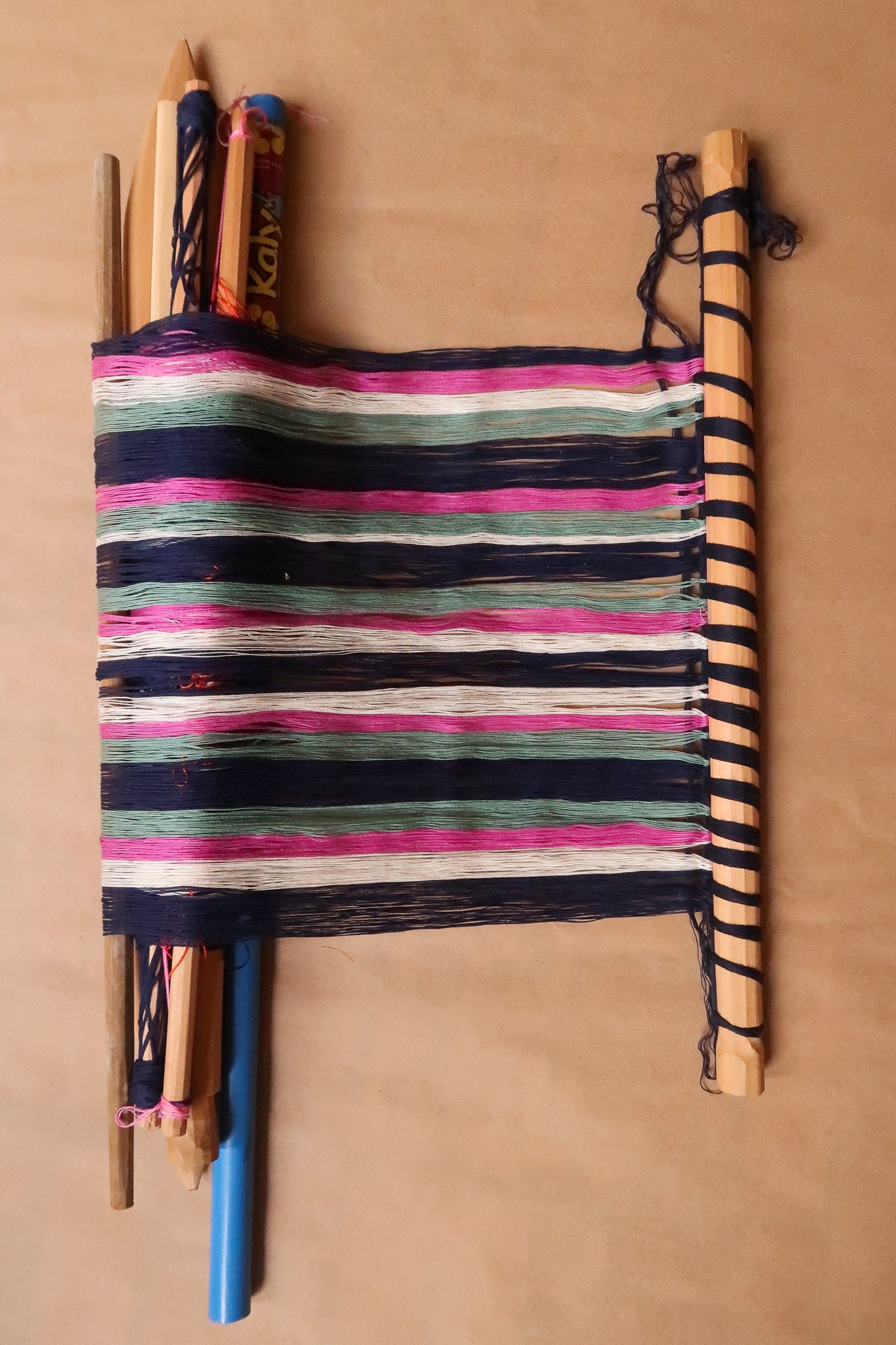 Weaving Looming Knitting Kit Sock Hat Scarf Scarves Maker Handmade Plastic  Long Handle DIY Weaving Tool Home Accessories