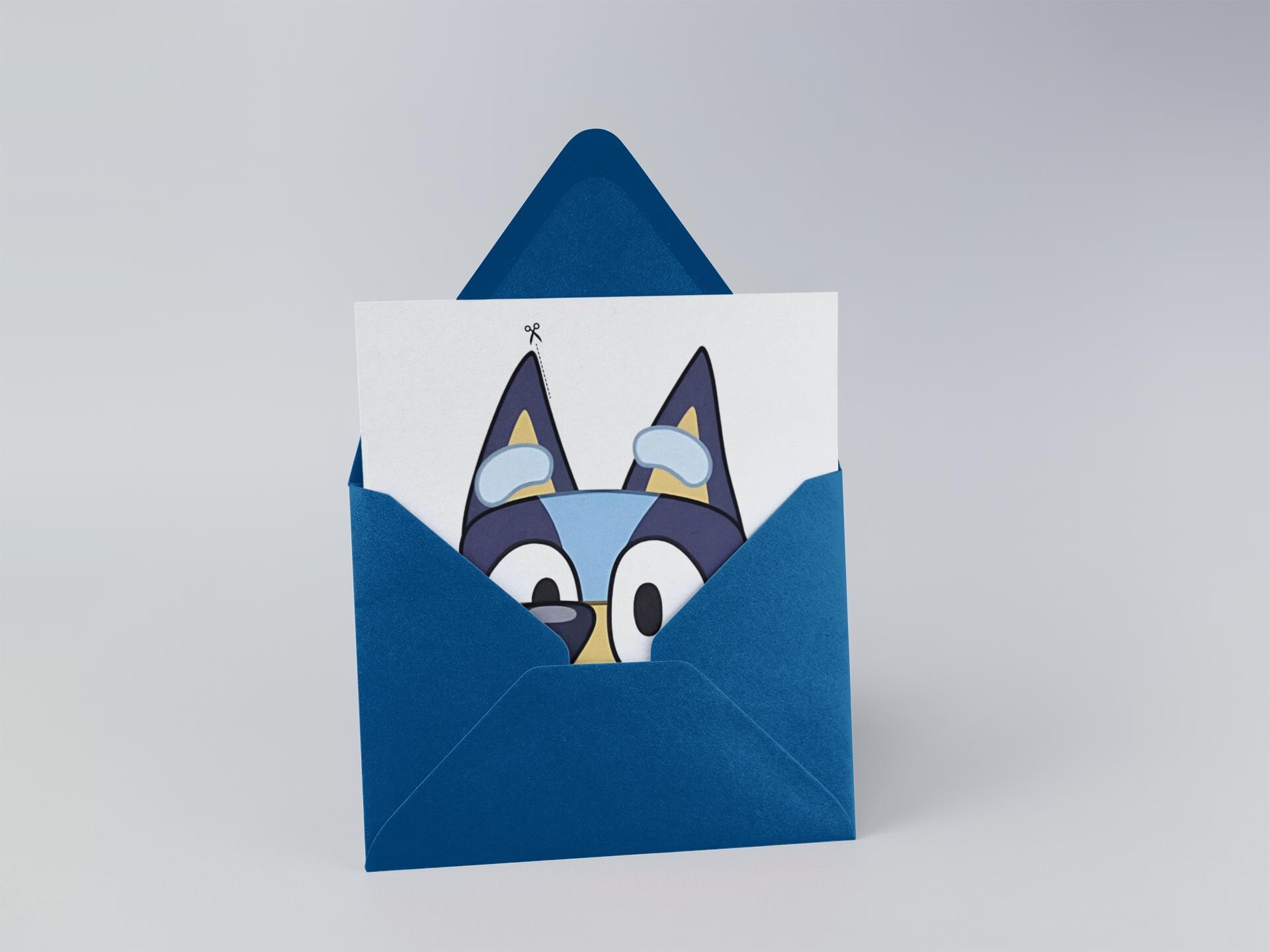 Bluey Episode-Themed Birthday Invitation – 'Serenity Turns Four!'