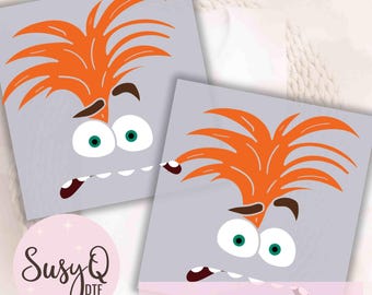 Inside Out Anxiety Transfers, Inside Out DTF, Inside Out Ready To Press Transfers
