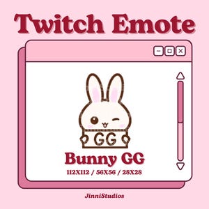 Cute Bunny Twitch Emote