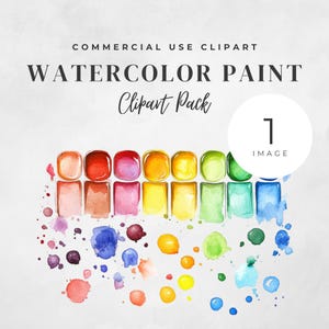 Aquarell Farben Clipart, Farbspritzer, künstlerische Farben, kommerzielle Nutzung, transparente Pngs