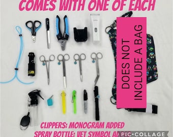 Vet Tech Personalized TOOL ONLY Bundle