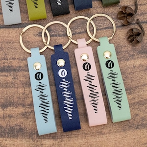 Porte-clés personnalisé avec code Spotify, porte-clés avec code musical numérisable, cadeau musique, cadeau liste de lecture Spotify, cadeaux d'anniversaire pour mélomane, cadeau pour la fête des mères