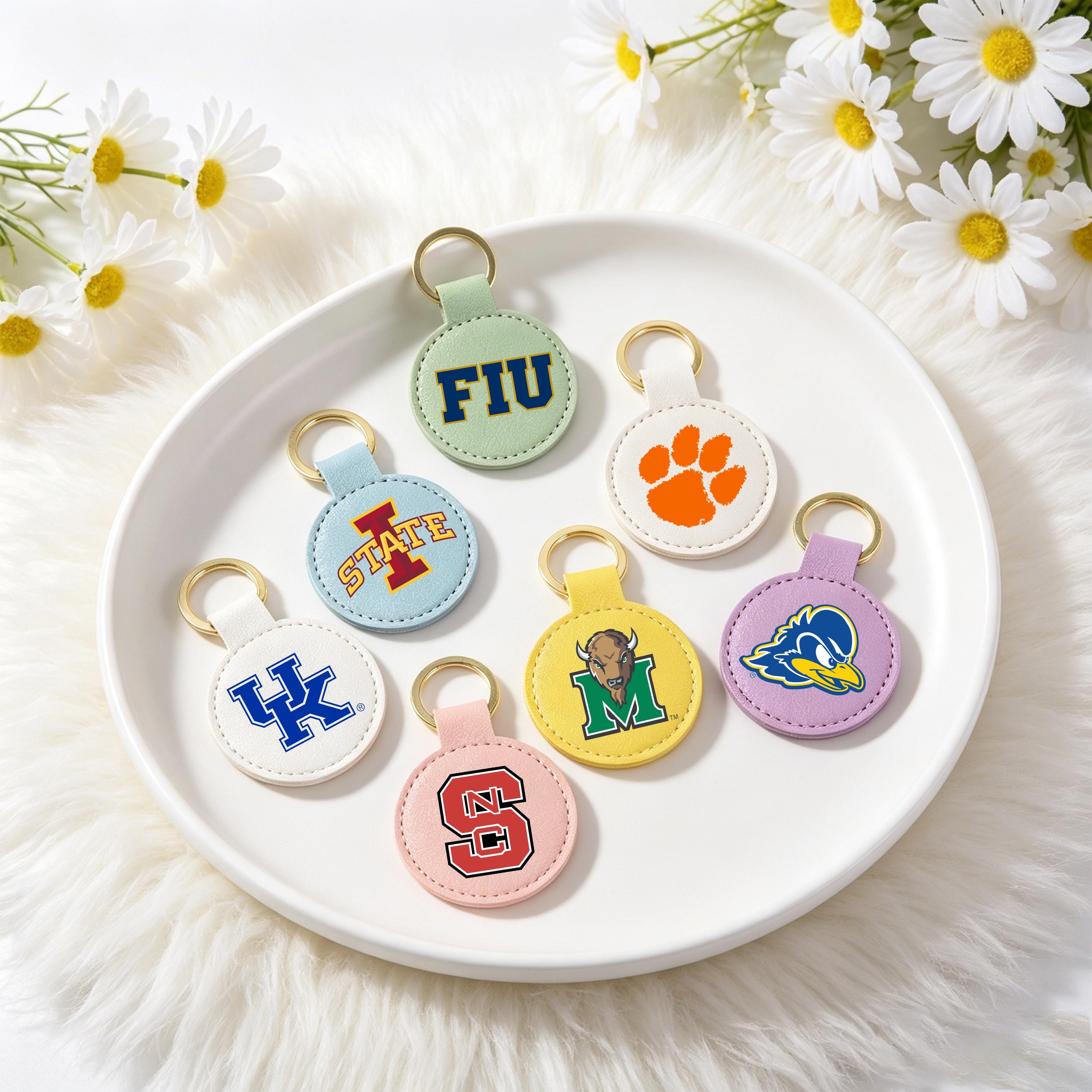 Personalized University Logo Keychain,graduation Gift for Him Her ...