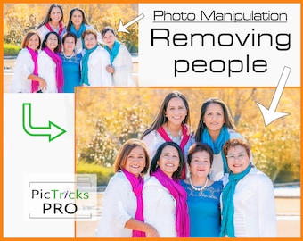 Removing a person / removing people  - Photo retouching / image manipulation [Photoshop custom photo editing] Photo editing service
