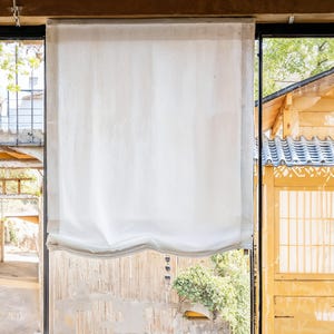Linen Roman Blinds, Room Blackout Blinds, Soft Roman Blinds, Roman Blinds, Linen Curtains, Handmade, Home Decor, Customizable Roman Blinds.