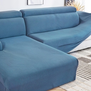 Customized blue sofa cover multicolor options,Tailor made,sofa slipcover,furniture cover,washable slipcover
