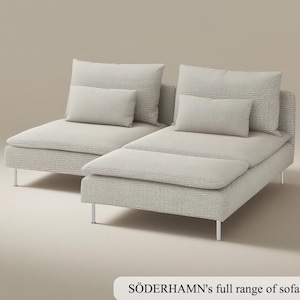 SÖDERHAMN sofa cover, custom-made cover to fit SÖDERHAMN sofa, SÖDERHAMN replacement cover.