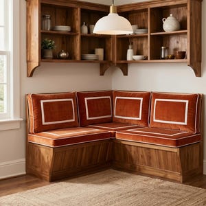 Vintage Corner Bench - Etsy