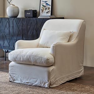 White cotton Linen sofa covers, full sofa covers, custom sizes, replacement covers for sofas.