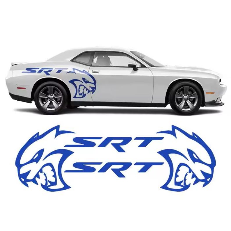Hellcat SRT Rear Fender Decal - Etsy