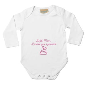 Classic Baby Long Sleeve Bodysuit, Newborn, Funny Bodysuit, Funny baby, Baby gift.