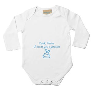 Classic Baby Long Sleeve Bodysuit, Newborn, Funny Bodysuit, Funny baby, Baby gift.