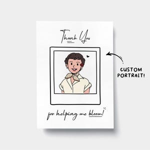 Custom Mothers Day Card Diy Mothers Day Portrait Funny Mothers Day Card Floral Handmade Custom Picture Card Mother's Day Gift Card Printable
