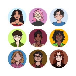 Custom Profile Picture Commission Cartoon Illustration Custom Portrait Social Media Avatar Portrait Custom Headshot Drawing Profile Photo