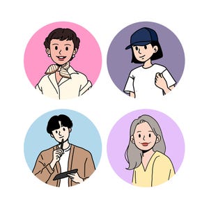 Professional Portrait Corporate Business Caricature Logo Character Brand Identity Team Portrait Drawing Custom Profile Illustration Avatar