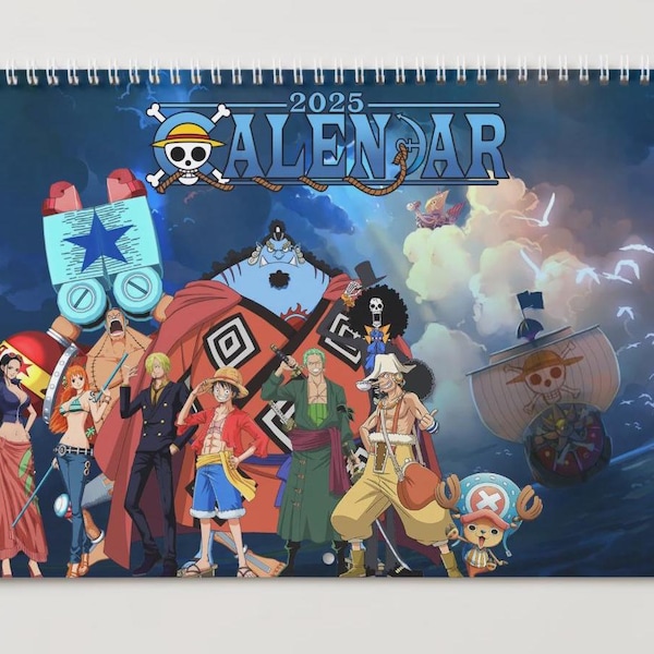 One Piece 2025 Calendar Etsy