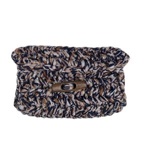 Cartera de ganchillo para tarjetas con patrón de leopardo / Tarjetero de ganchillo / Colección de carteras de ganchillo de leopardo / Regalo para ella / Regalo para mujer