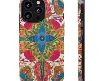 Noble Garden Shell Phone Case, Artistic Phone Cover, Colorful Phone Protector, Cute Gift for Nature Lovers, Eco-Friendly Accessories