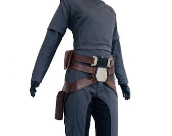 Inspired by Bo Katan kryze Mandalorian star wars custom flight suit | Beskar Bounty Hunter outfit