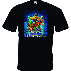 Animated Dog Cartoon Character Family T-shirt, Part Dog, Part Man, All Hero Tee, Toddler Tee, Novelty, Superhero Comedy Tee, Unisex Kids Top