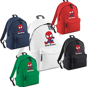 Personalized Spiderman School Bag, Spidey jump Backpack Travel bag, Kids back to school. School/Nursery, Spider man School bag