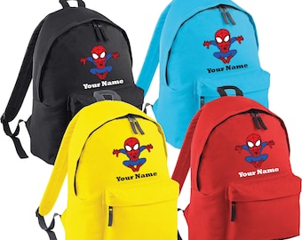 Mochila personalizada de Spidey, bolsa de viaje de Spiderman Ninja, ideal para la vuelta al cole de los niños. Escuela/Guardería, mochila escolar de Spiderman.