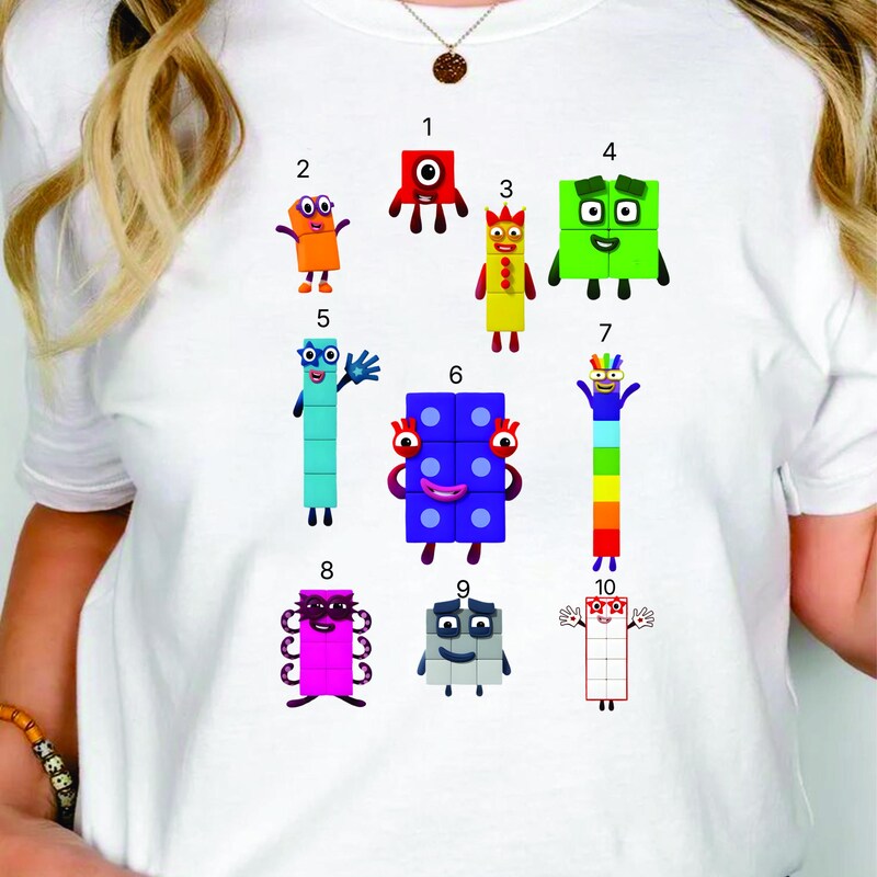 Numberblocks Clothing Etsy UK