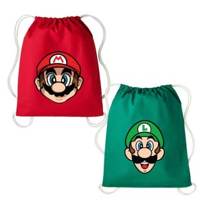 Sac à cordon avec personnage Super Mario, Sac cadeau d'anniversaire Super Mario, Famille, Sac de sport pour enfants, Chambre de bébé, Sac à dos, École, Sac à dos, Natation