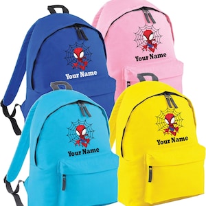 Personalized Spidey backpack, School/Nursery, Spider man School bag, Spider-net Travel bag, Kids back to school