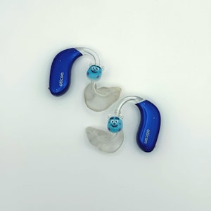 Hearing Aid Charms - Blue Monster - BTE Hearing Aids Accessory