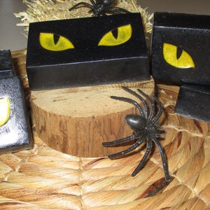 Superstition Black Cat Eyes Scary Black Cat Halloween Cat Cats Eyes Halloween Party Favors Soapgardenshop image 5
