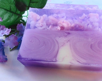 Country Fresh Lilac -  Soap Made with Goats Milk - Glycerin Soap - Handmade Soap - Spring Soap - Fresh Floral Soap - Best Selling Soap