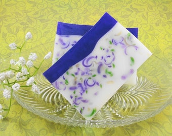 Shady Lady Violet Soap Made With Shea Butter - Glycerin Soap - Handmade Soap - Spring Scented Soap - Artisan Soap - Violet Soap - SoapGarden